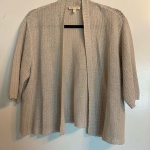 Eileen Fisher women short cardigan.